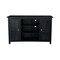 International Concepts 48" Entertainment / TV Stand with 2 Doors, Black TV46-34 - alternate 9